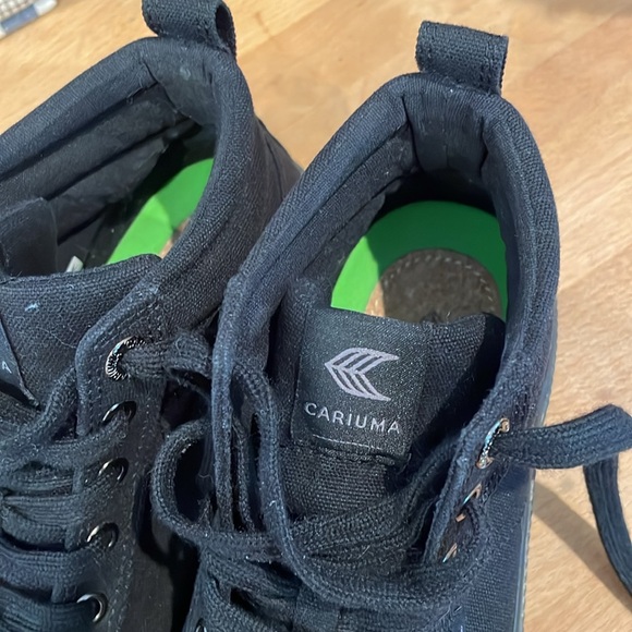 Cariuma All Black Canvas High Sneaker - Picture 6 of 10
